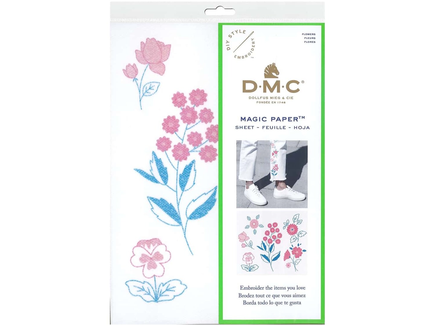 DMC Magic Paper - Embroidery - Flowers