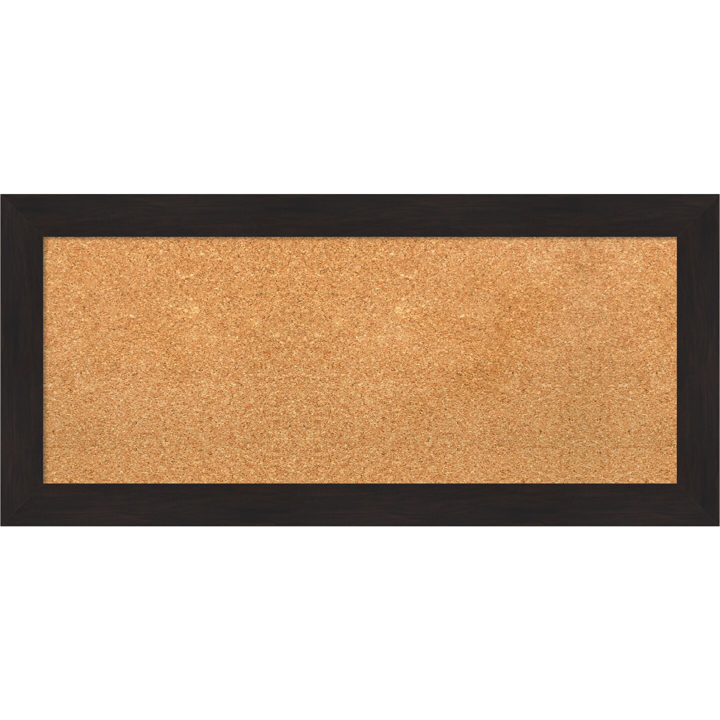 Cork Board, Furniture Espresso Narrow Frame - Bulletin Board, Organization Board, Pin Board