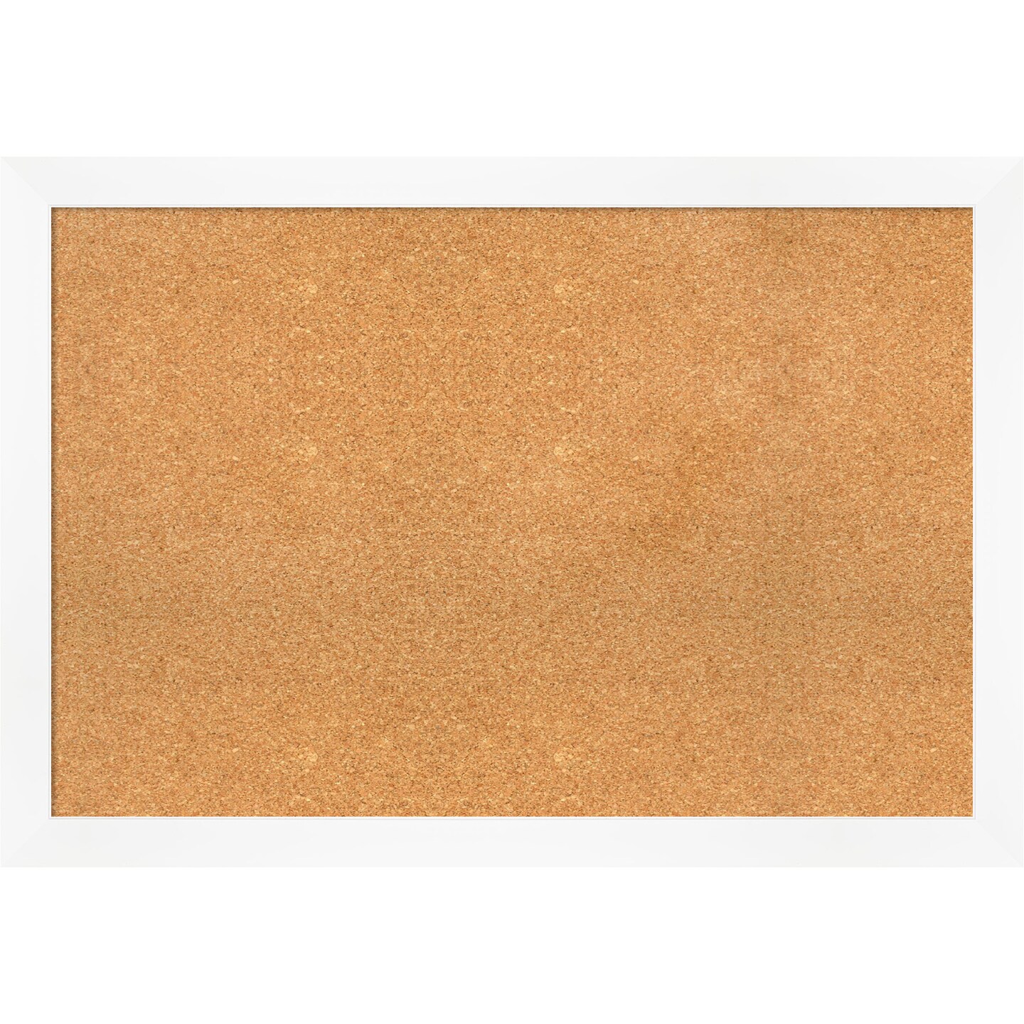 Cork Board, Cabinet White Narrow Frame - Bulletin Board, Organization Board, Pin Board