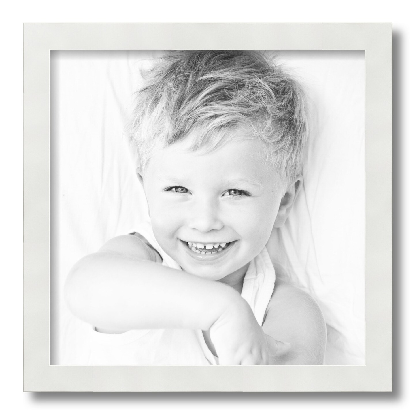 ArtToFrames 15x15 Inch Picture Frame, This 1.25 Inch Custom MDF Poster Frame is Available in Multiple Colors, Great for Your Art or Photos - Comes with Regular Glass and Corrugated (A46KW)