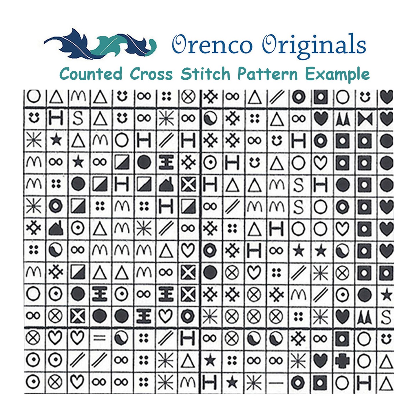 Valentine Cherubs Fishing for Heart Love Counted Cross Stitch Pattern