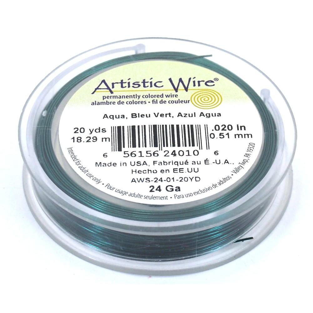 Artistic Wire, 24 Gauge .51 mm Tarnish Resistant Colored Copper Craft