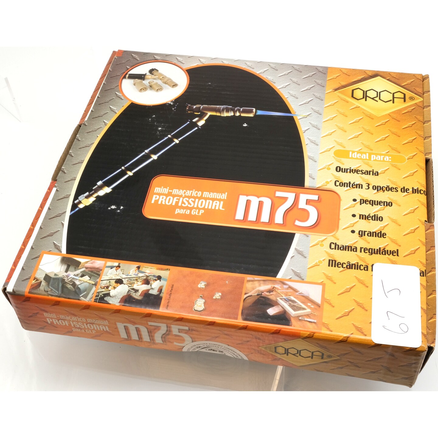 Orca Hand Welding, Soldering, Heating Torch with Hose & 3 Interchangeable Heads