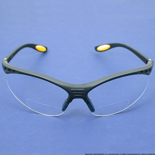 Dewalt DPG59-115C Reinforcer Rx-Bifocal 1.5 Clear Lens High Performance Protective Safety Glasses wi