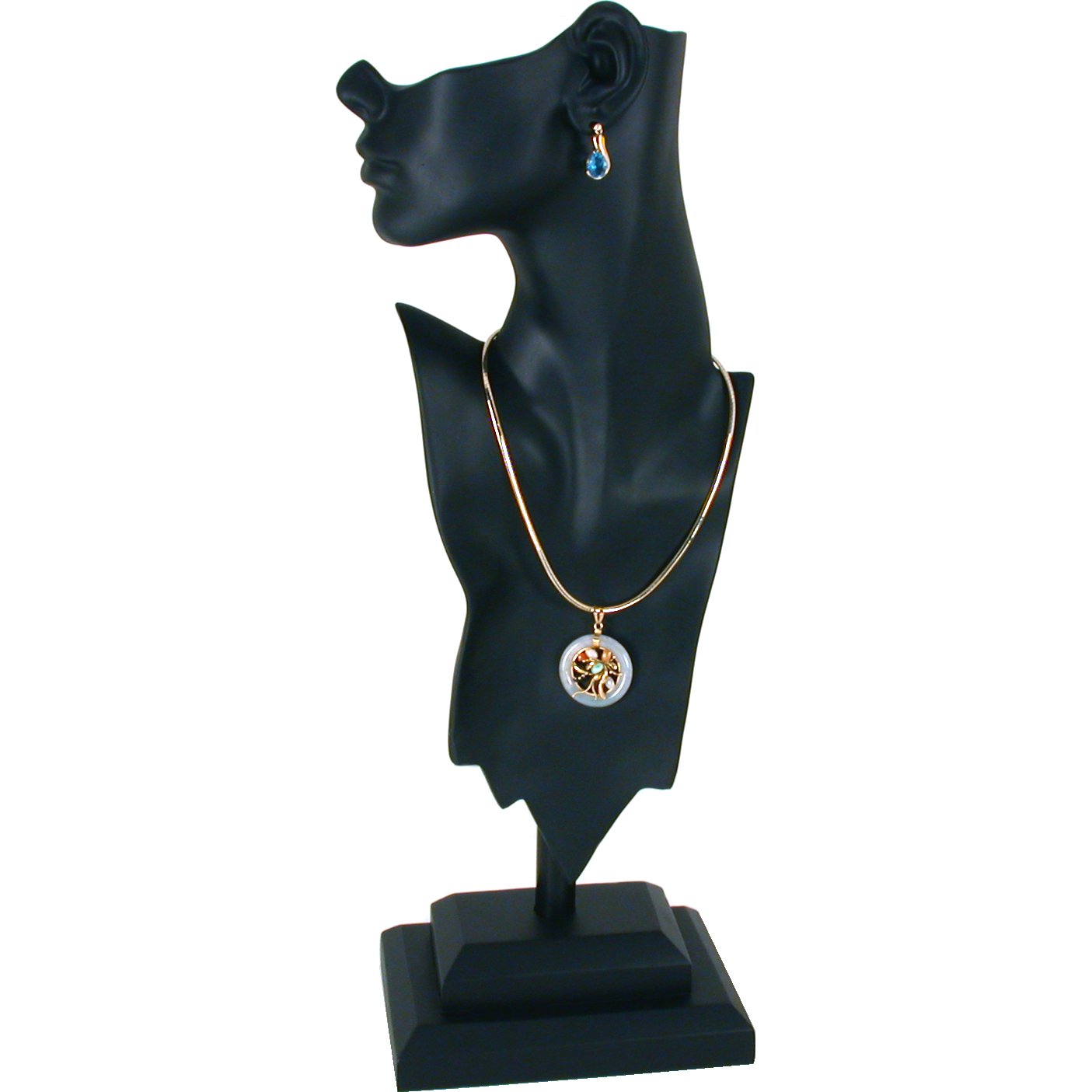 Black Earring Necklace Pendant Display Jewelry Stand