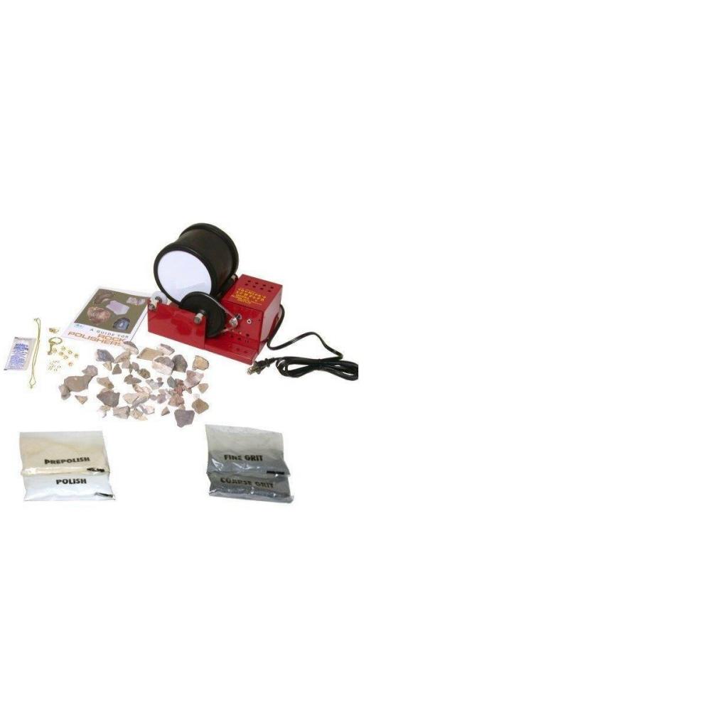 Thumler's Rock Tumbler W/ Accessories & Rock Polishing Grit Packs Kit 12 Pcs