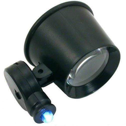 10X Loupe Illuminated Magnifier Microscope 60X to 100X