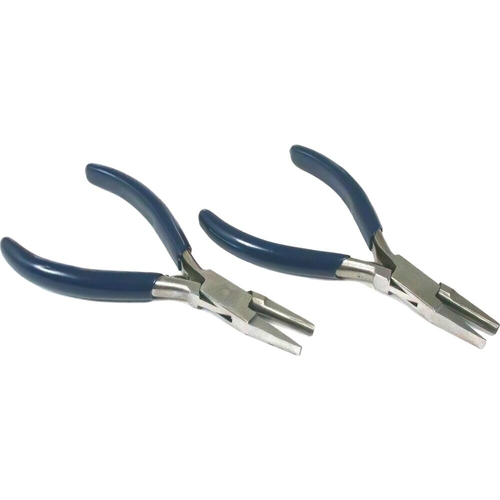 2 Plier Flat Half Round Memory Wire Bending Loop Tool