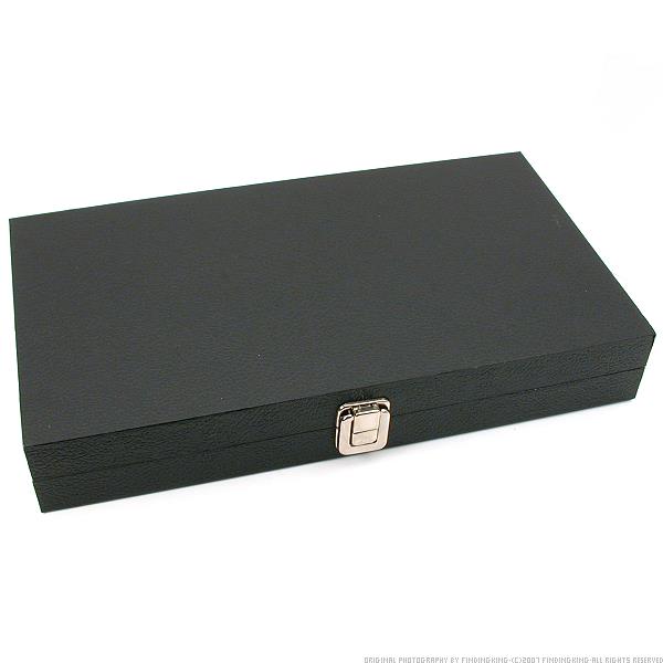 50 Compartment Insert With Wood Jewelry Display Case