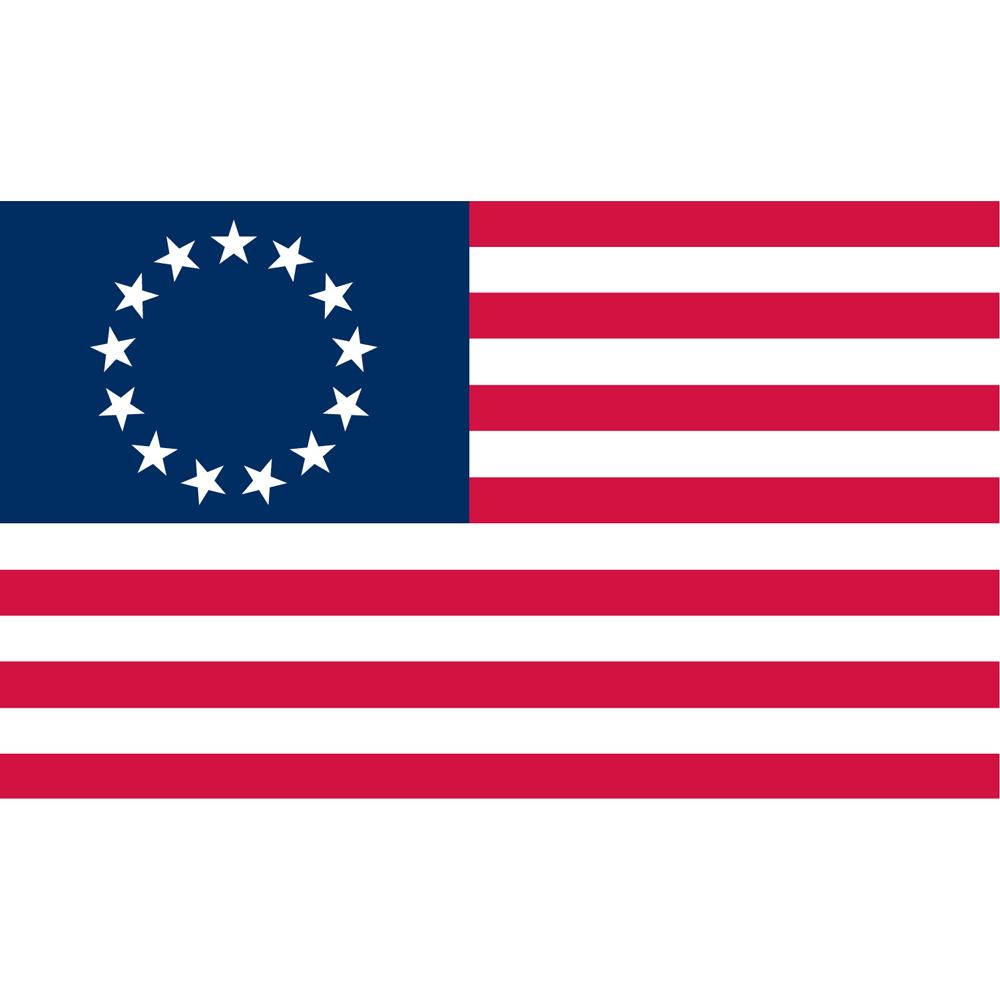 USA 1777 Betsy Ross Flag 3ft x 5ft