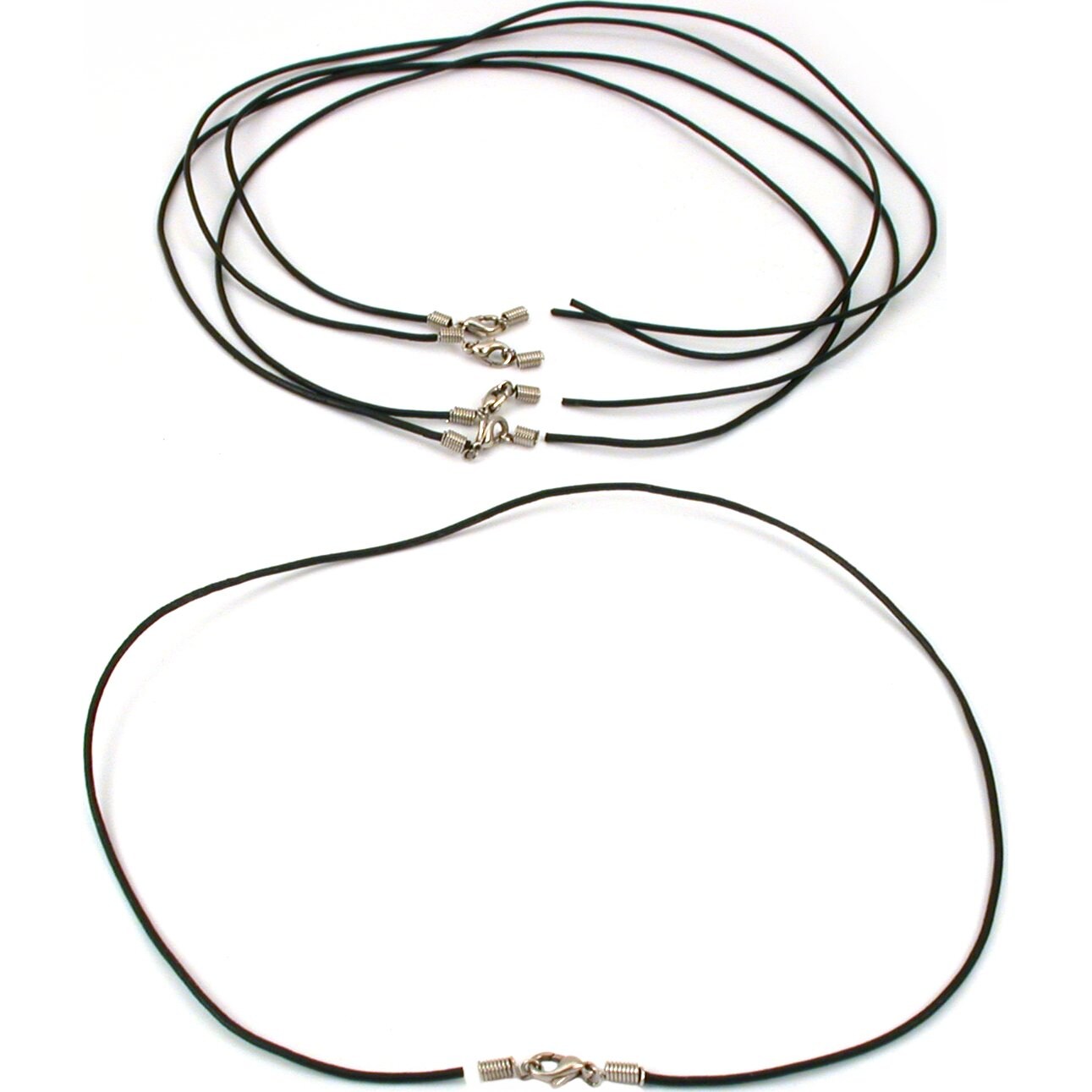 5 Add A Bead Black Leather Beading Cords 17.5" Michaels