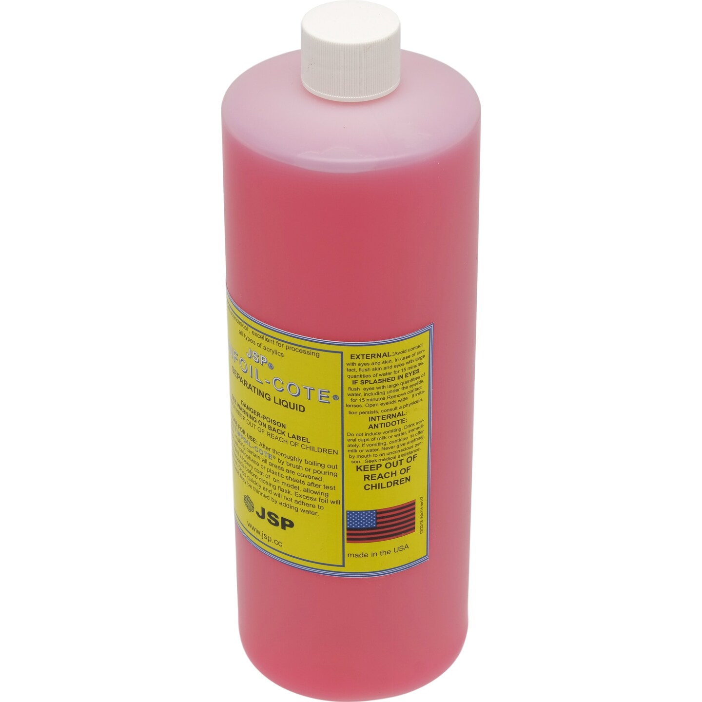 JSP&#xAE; Tine Foil-Cote Separating Liquid 32oz 946mL,Tin foil substitute (de116)