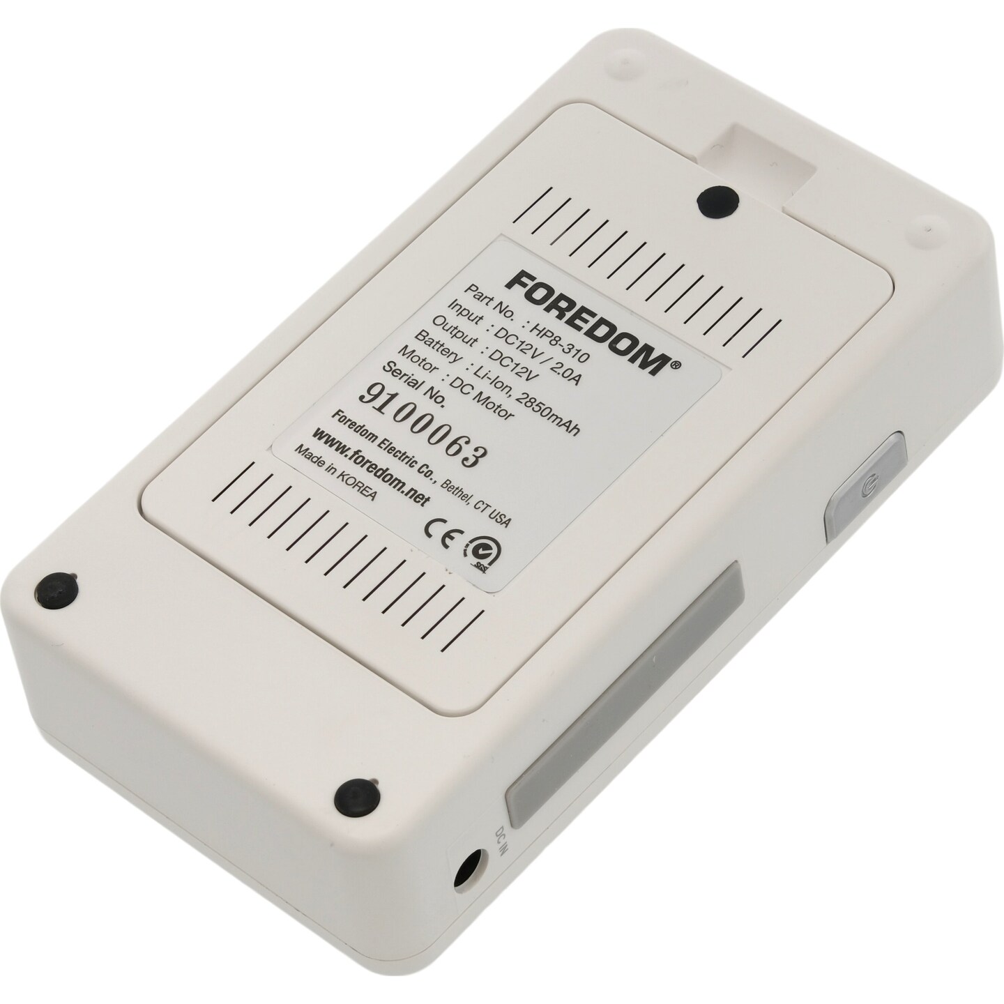 FOREDOM PORTABLE MICROMOTOR KIT K.1030, RECHARGEABLE, BRUSH-TYPE