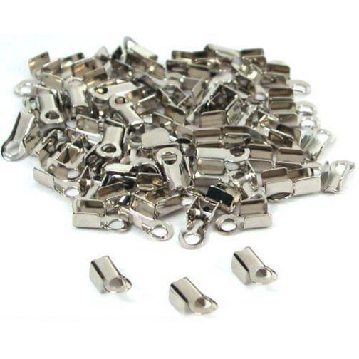 75 Cord Ends Leather Bead Necklace Connector Clasps