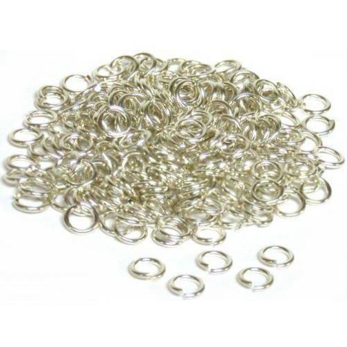 200 Heavy Sterling Silver Jump Rings 22 Gauge 4mm