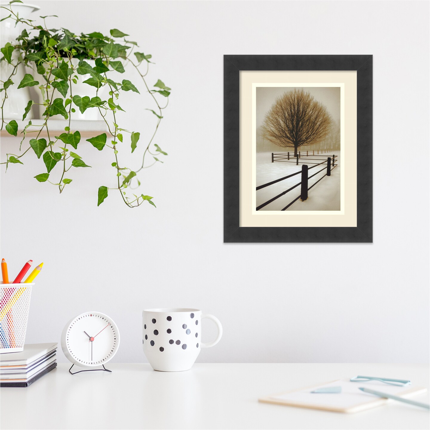 Solitude by David Lorenz Winston Wood Framed Wall Art Print