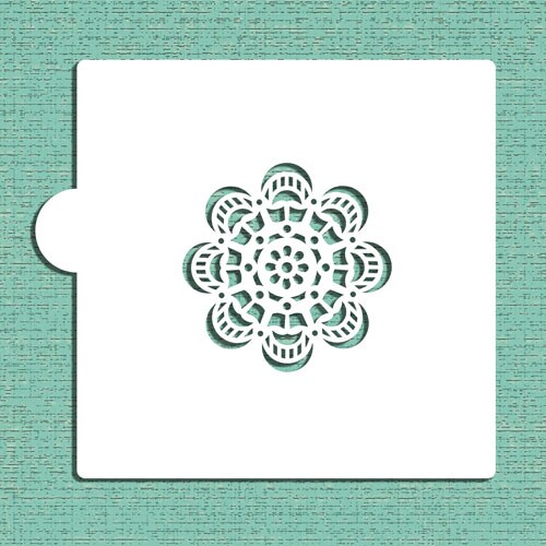 Mandala #1 Cookie & Craft Stencil | CM058 by Designer Stencils | Stencils for Royal Icing, Airbrush, Dusting Powder |