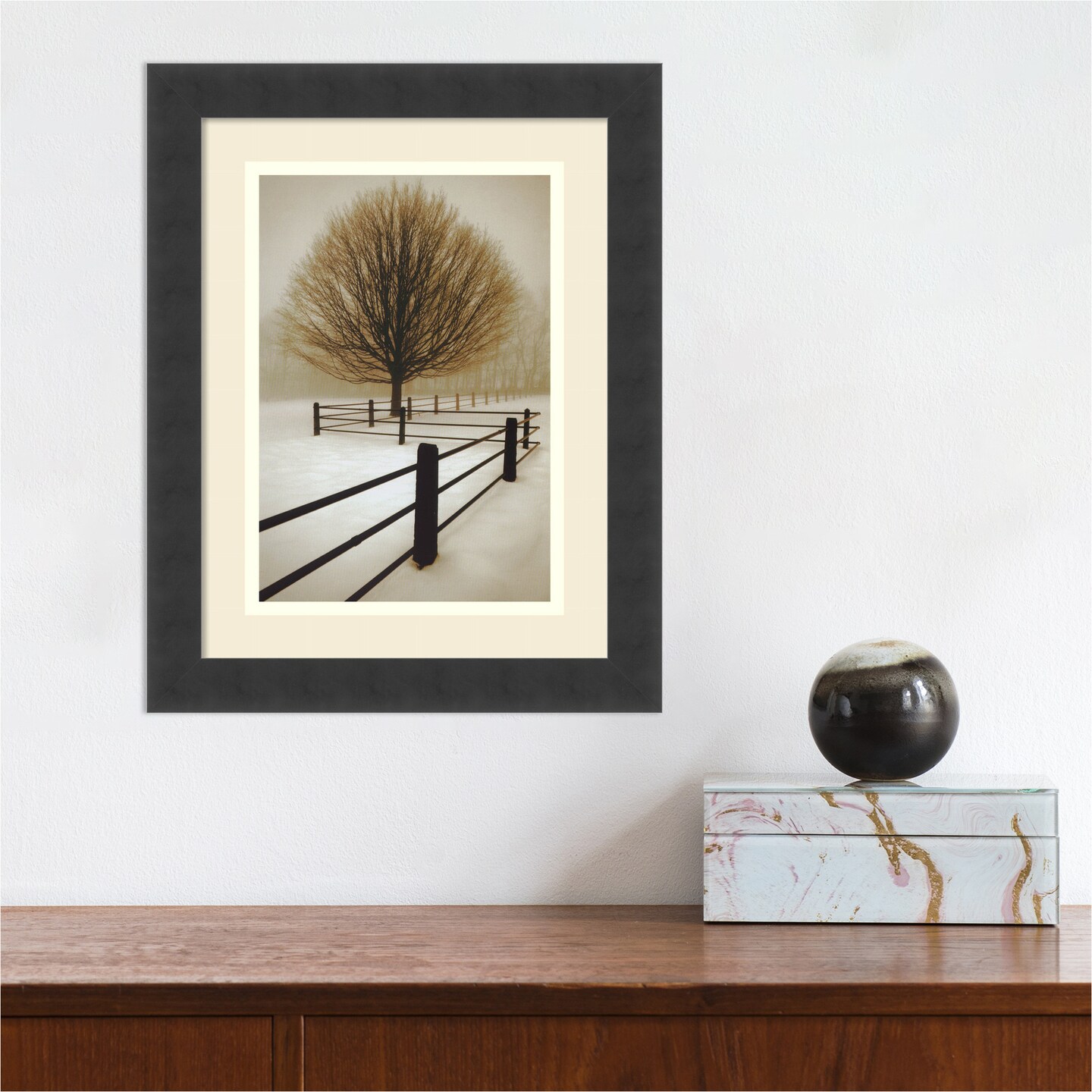 Solitude by David Lorenz Winston Wood Framed Wall Art Print