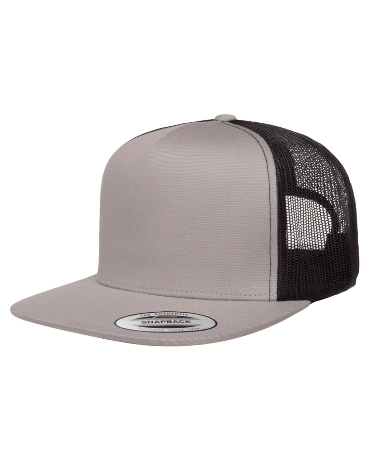 YUPOONG Adult 5-Panel Classic Trucker Cap, 6006
