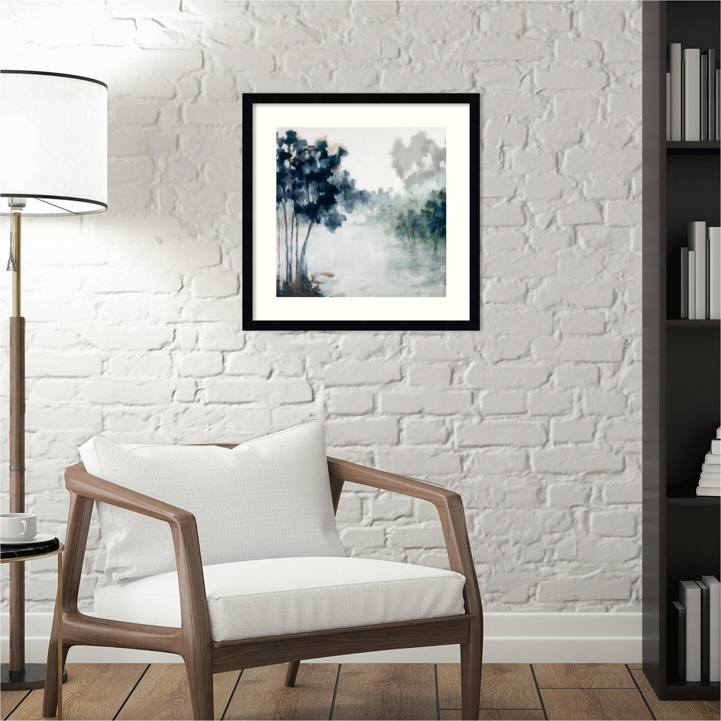 Soft Winter Light by Jacqueline Ellens Wood Framed Wall Art Print