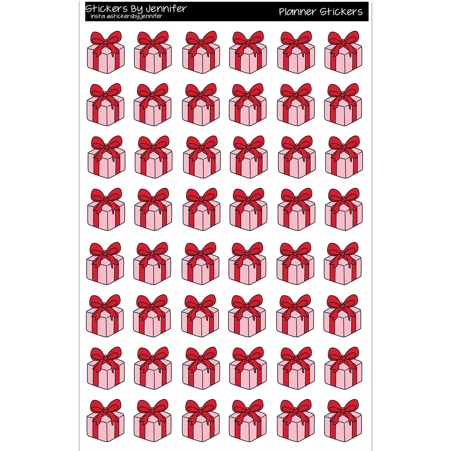 Gift Box Planner Stickers Scrapbooking Kids DIY Arts Crafting Michaels