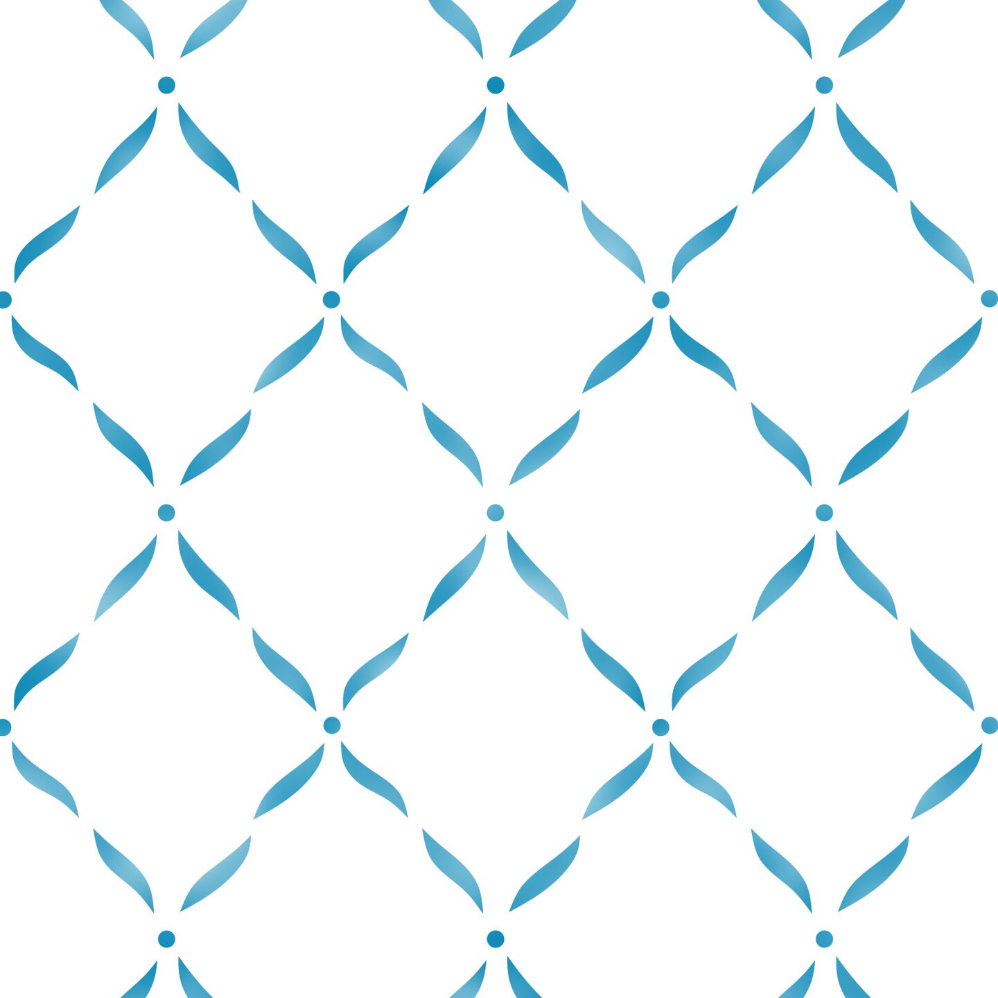 Ribbon Lattice Wall Stencil | 1807 by Designer Stencils | Pattern Stencils |