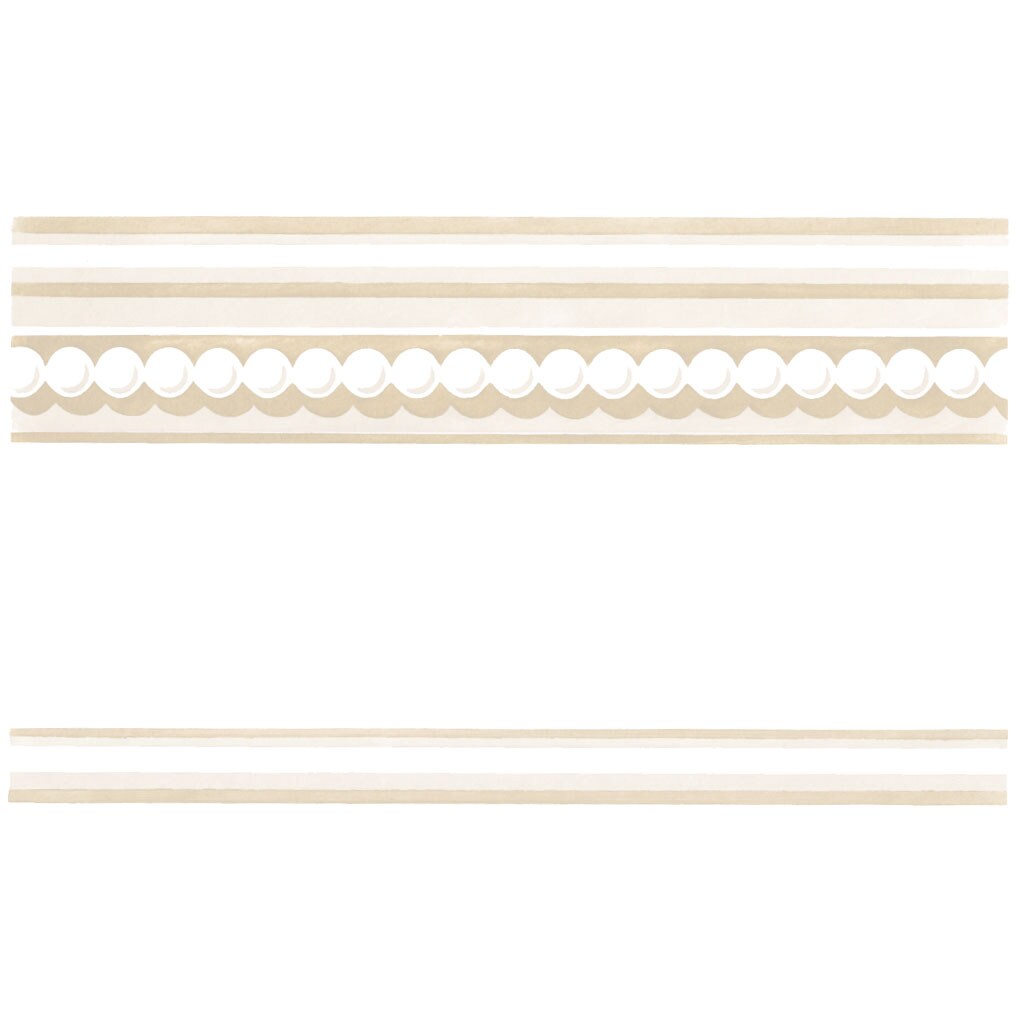 Molding Wall Stencil | 2335 by Designer Stencils | Pattern Stencils | Reusable Stencils for Painting | Safe & Reusable Template for Wall Decor | Try This Stencil Instead of a Wallpaper | Easy to Use & Clean Art Stencil Pattern