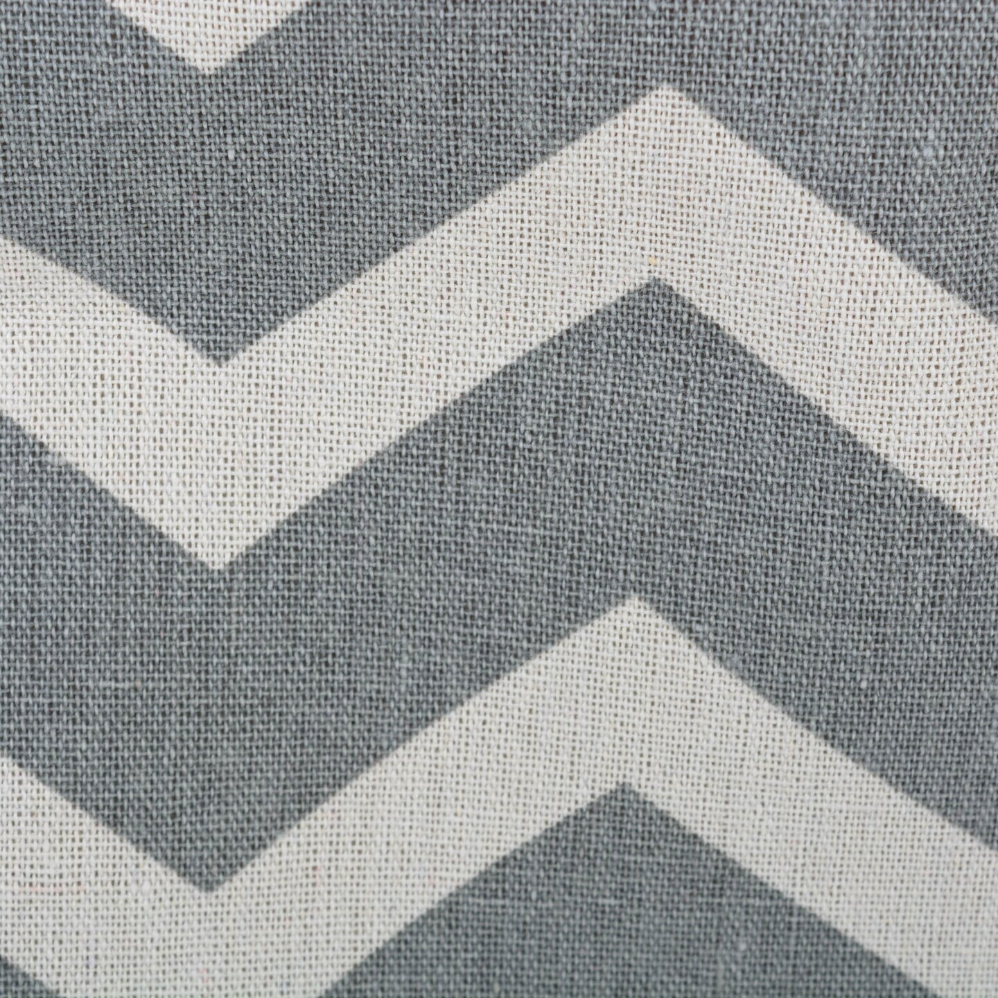 Contemporary Home Living 16" Gray and White Chevron Round Large Bin