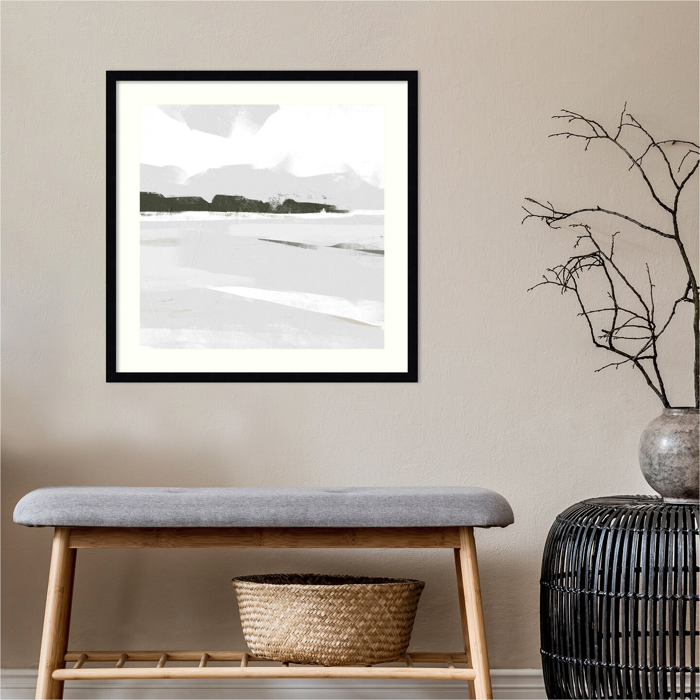 Coastal Haze II by Emma Scarvey Wood Framed Wall Art Print | Framed Art ...