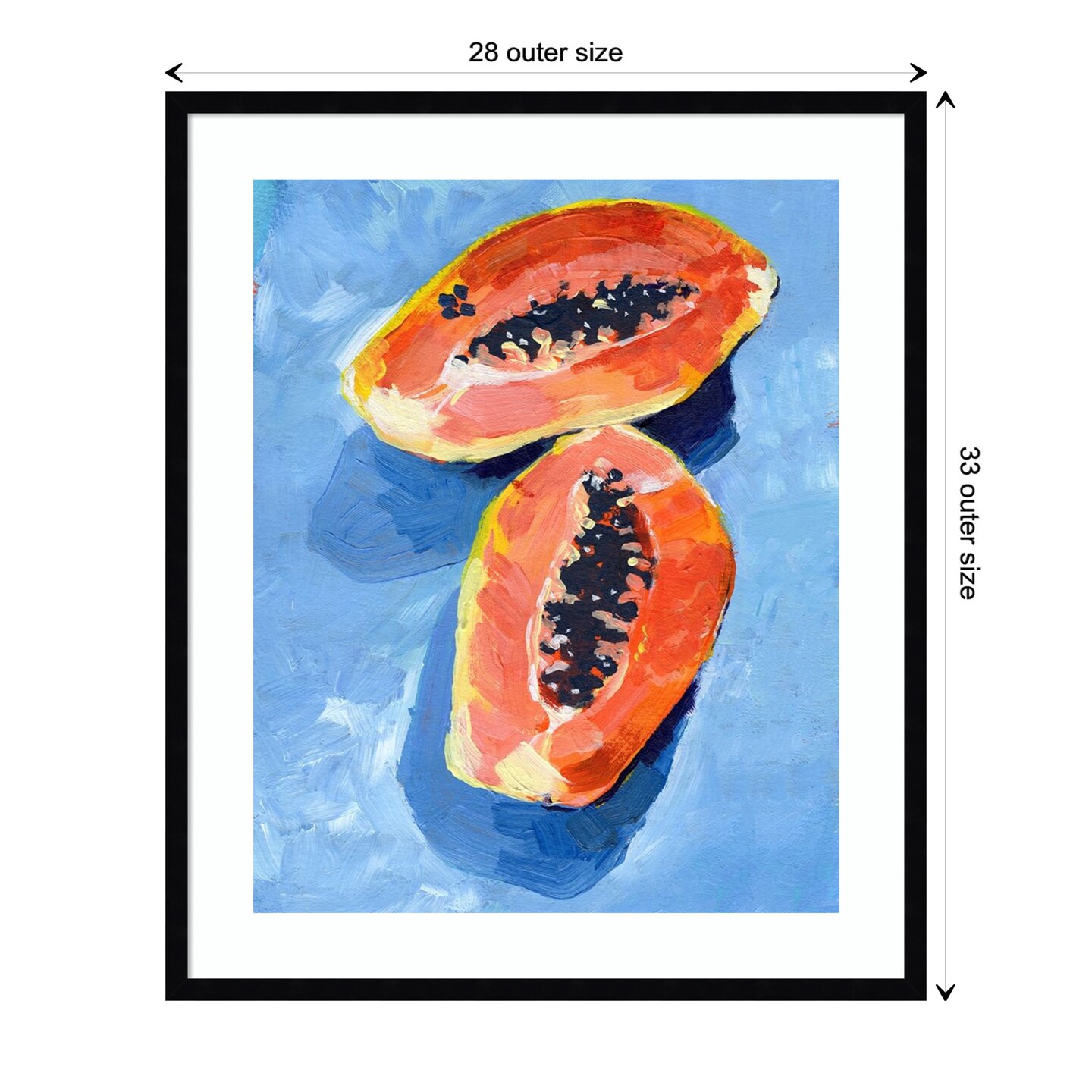 Blue and White Tree II by PI Studio Wood Framed Wall Art Print Michaels