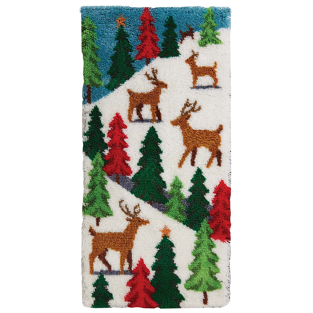 Herrschners Reindeer Slopes Latch Hook Kit Latch Hook Michaels