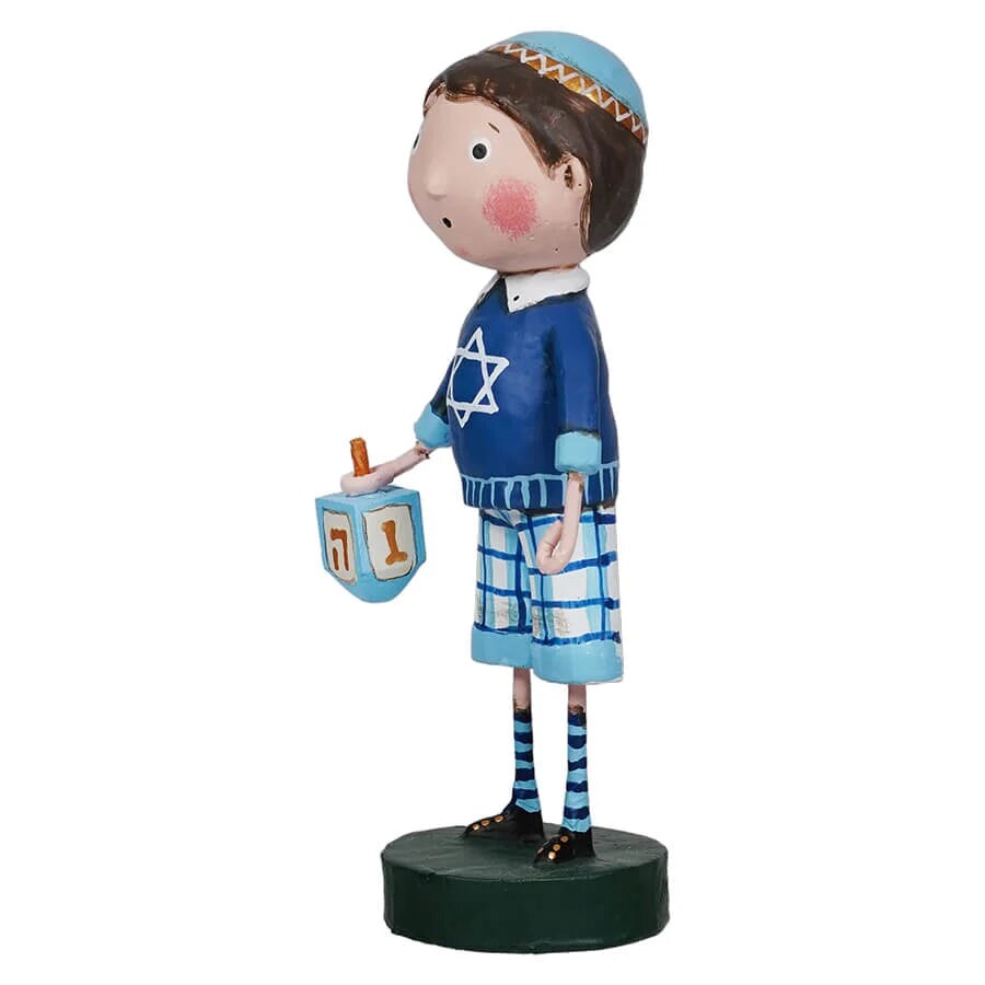 Lori Mitchell Hanukkah Collection: David's Dreidel Figurine
