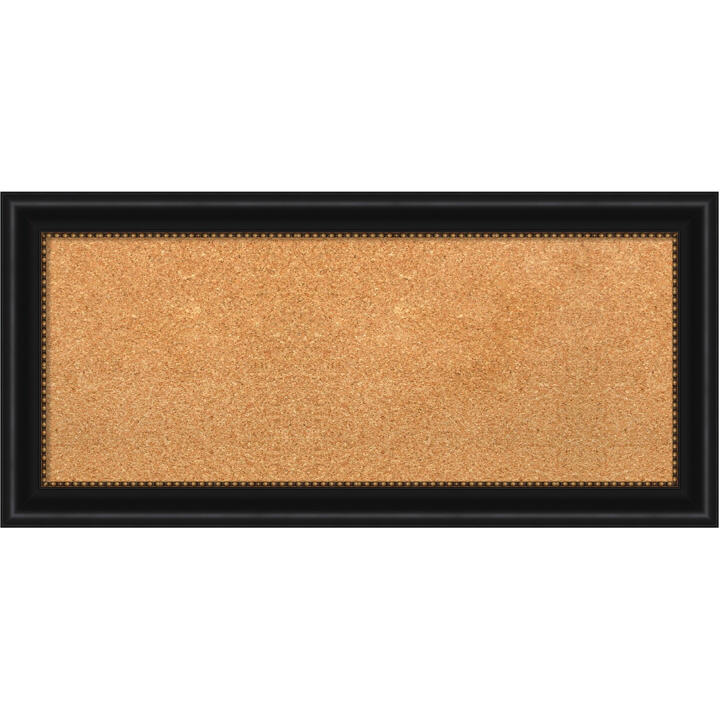 Cork Board, Manhattan Black Frame - Bulletin Board, Organization Board, Pin Board
