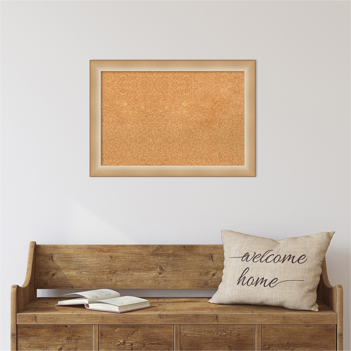Cork Board, Eva Narrow Frame - Bulletin Board, Organization Board, Pin Board
