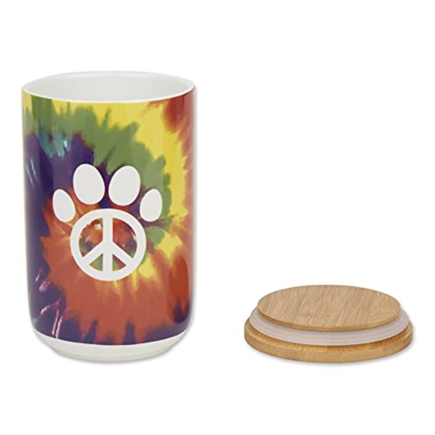 DII Peace Paw  Ceramic Treat Canister