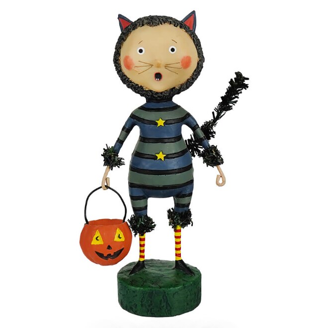 Lori Mitchell Halloween Collection: Sourpuss Cat Figurine