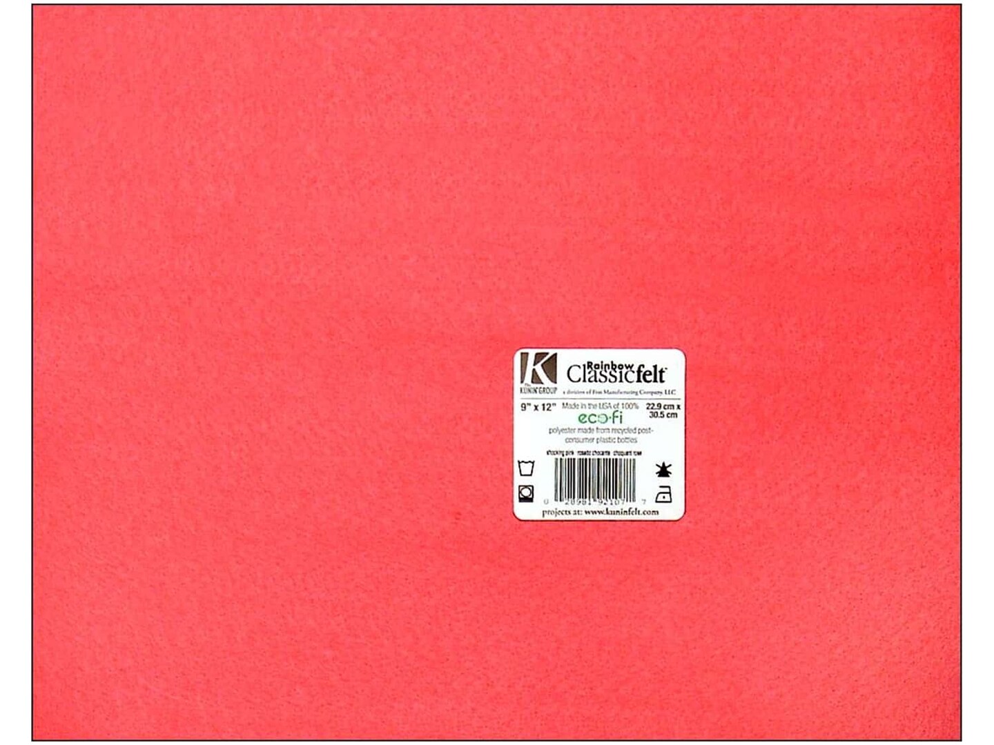 Kunin Classic Felt Sheets - 9 x 12 in. - Shocking Pink