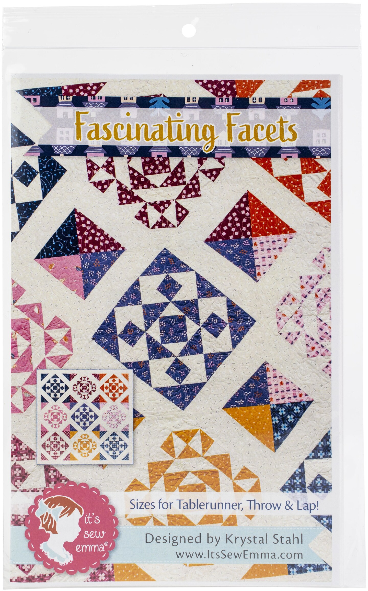 It s Sew Emma Quilt Pattern Fascinating Facets Stencils Forms Michaels