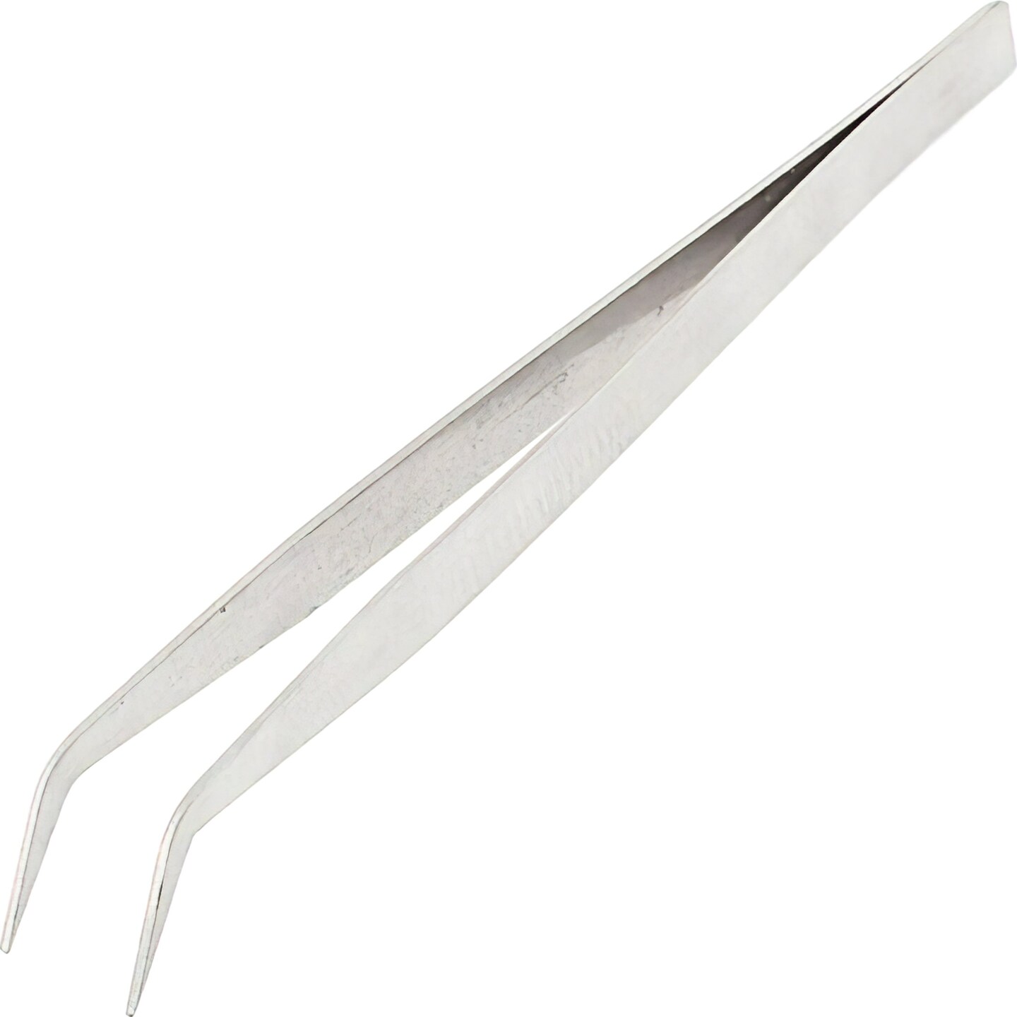 Curved Tip Model Tweezers