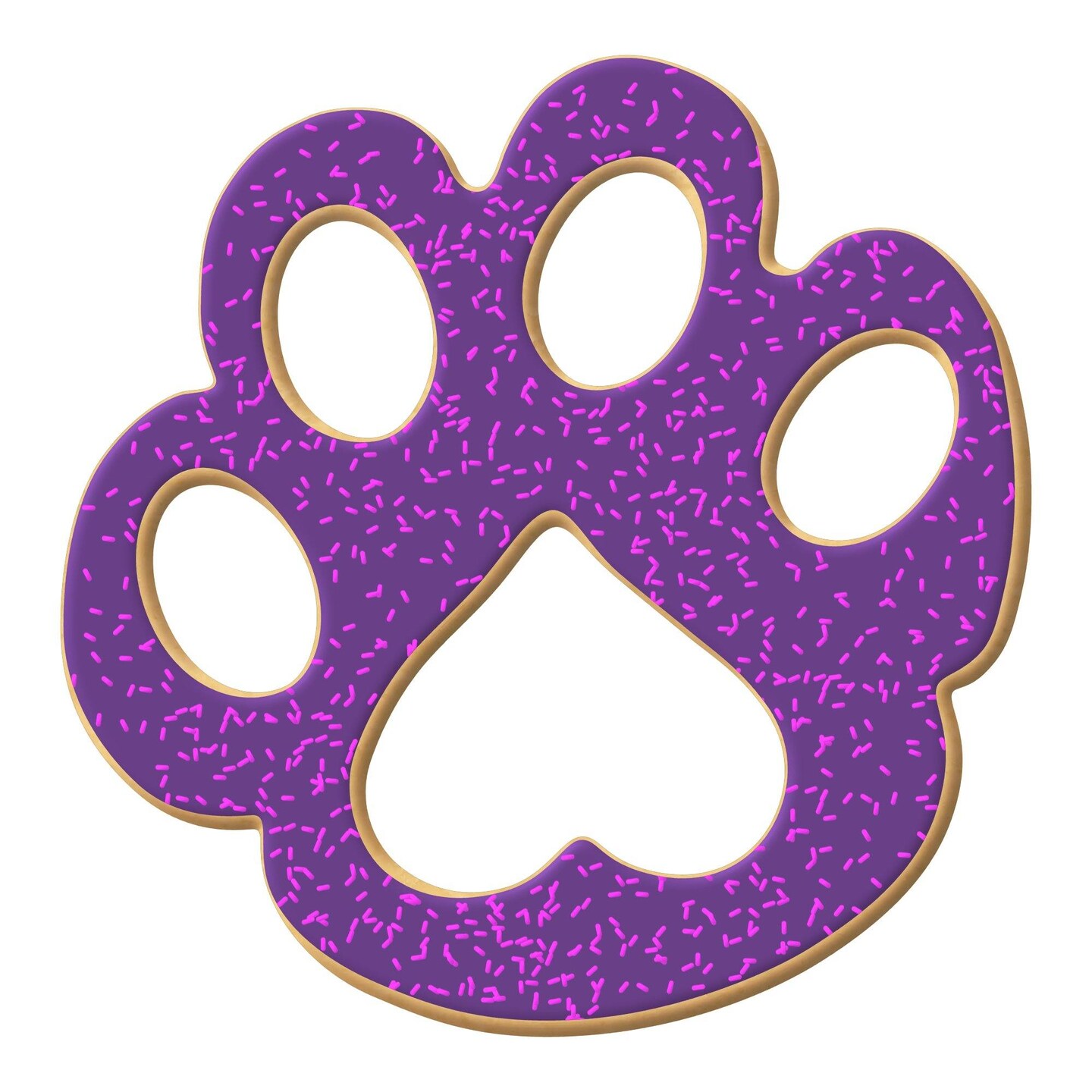 CookieCutter.com Paw Print Dog Treat 6 Piece Cookie Cutters Set, Cat Paw Print, Heart, Toes, Tin Plate Steel, USA