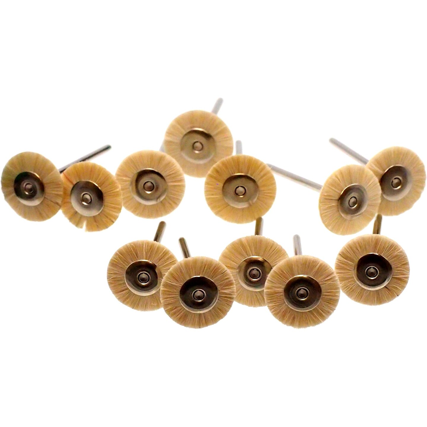 4oz Tube of ZAM Buffing Compound with 12 Polishing Wheel Brushes Jewelers Tools