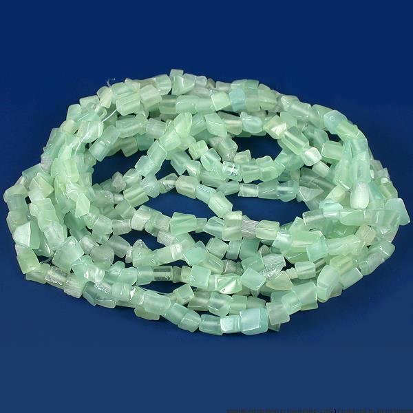 Light Green Fiber Optic Chip Beads Beading 2 34&#x22; Str