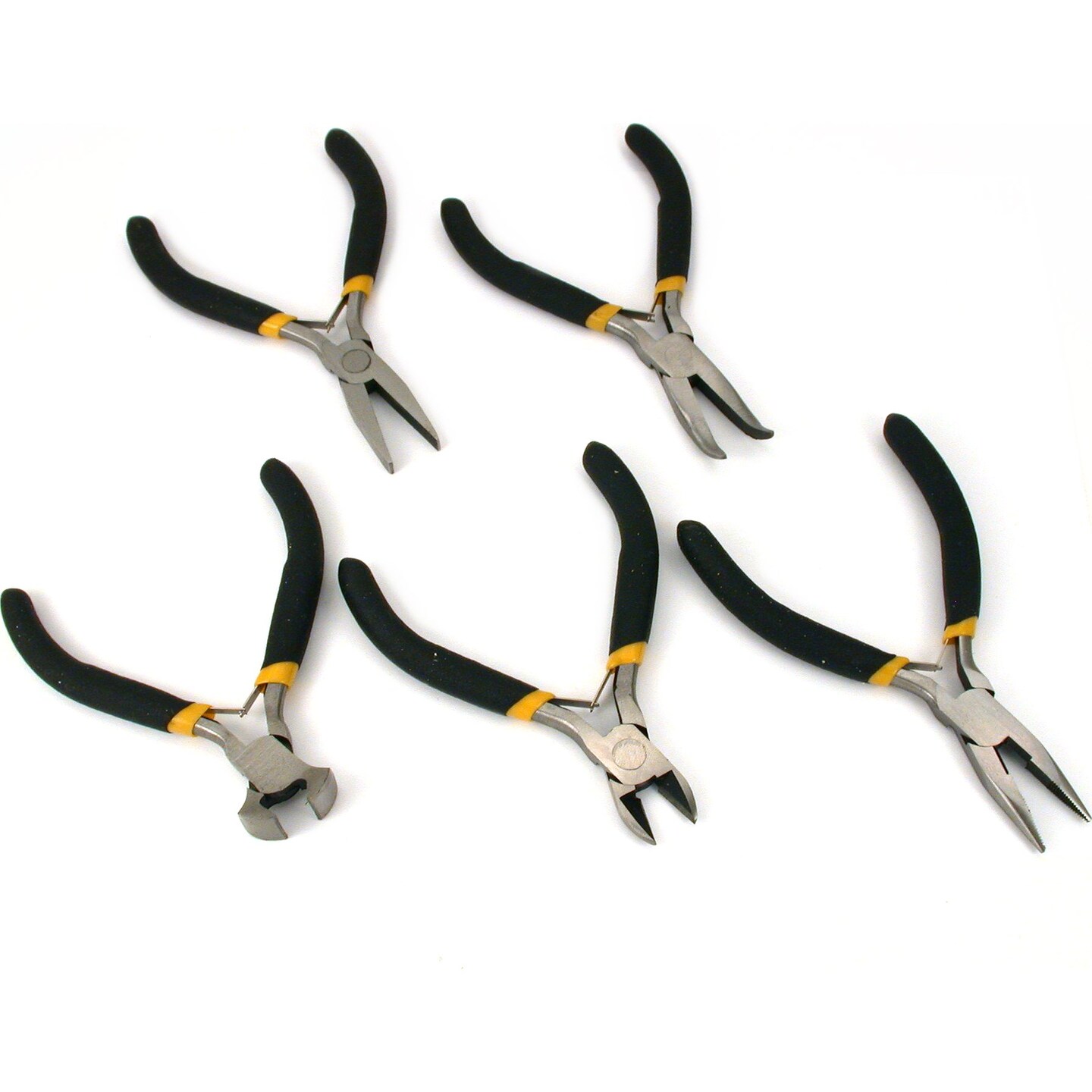 5pc Mini Pliers Set Jewelers Beading Wire Wrapping Tool