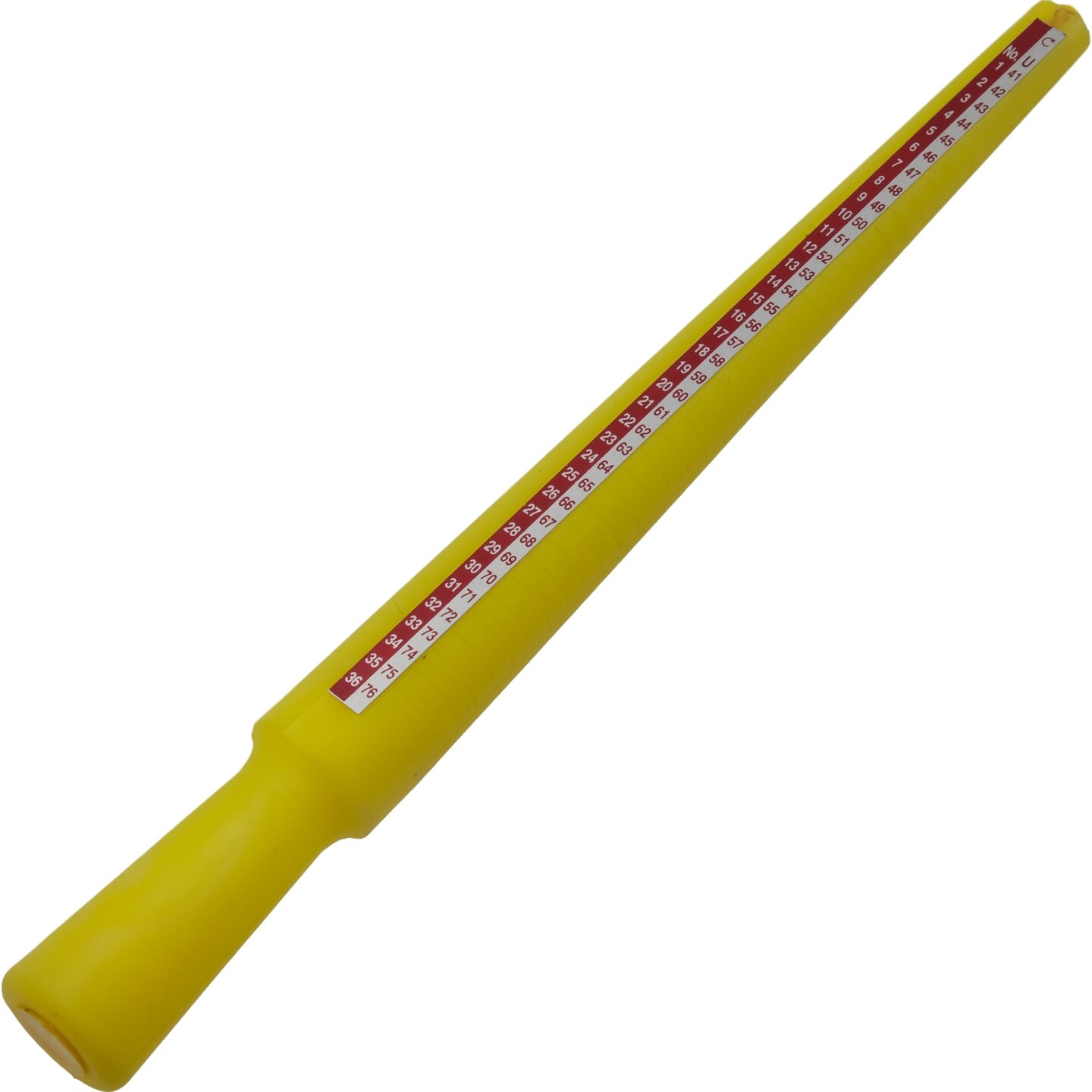 PLASTIC RING STICK - Markings - Us Standard, Mm, Cu, And No 1-36