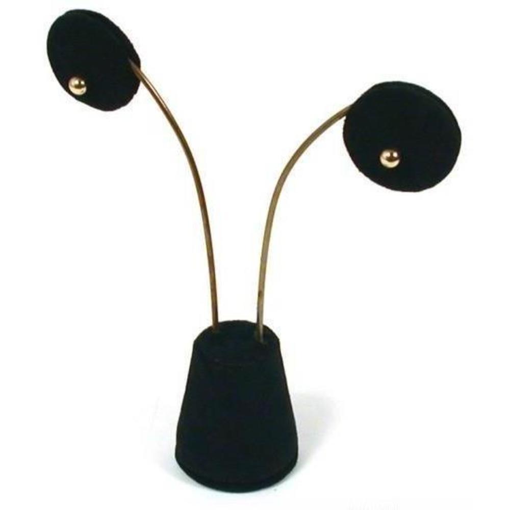 black-velvet-drop-earring-showcase-countertop-jewelry-display-stands