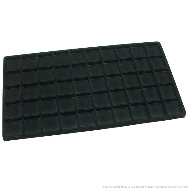 50 Compartment Insert With Wood Jewelry Display Case