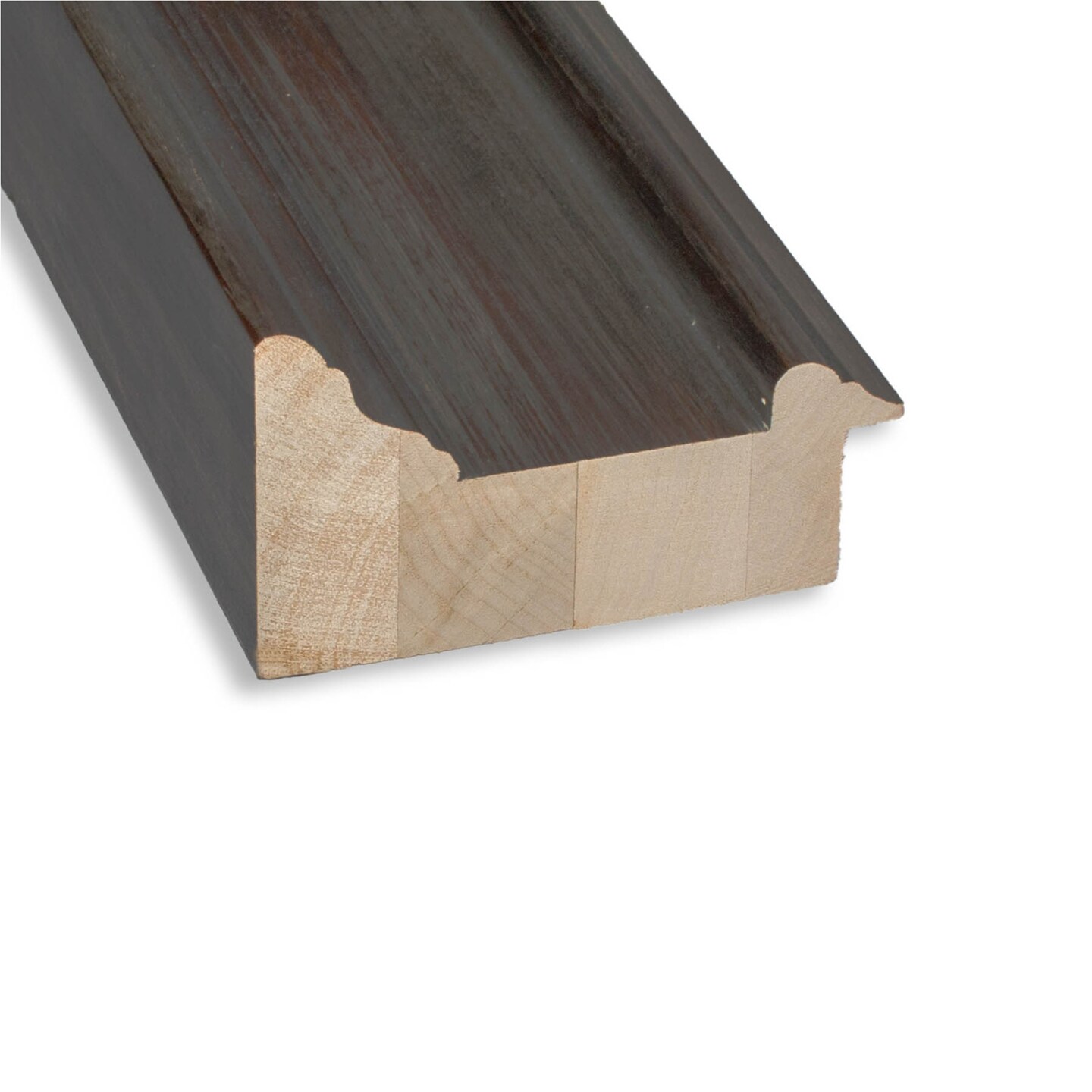 Beveled Wood Bathroom Wall Mirror, Alexandria Frame