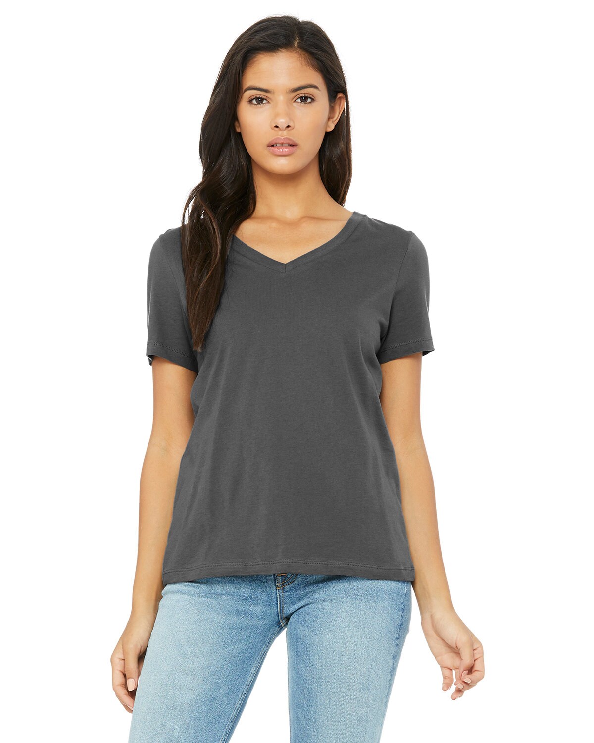 BELLA+CANVAS Ladies' Relaxed Jersey V-Neck T-Shirt, 6405 | Michaels