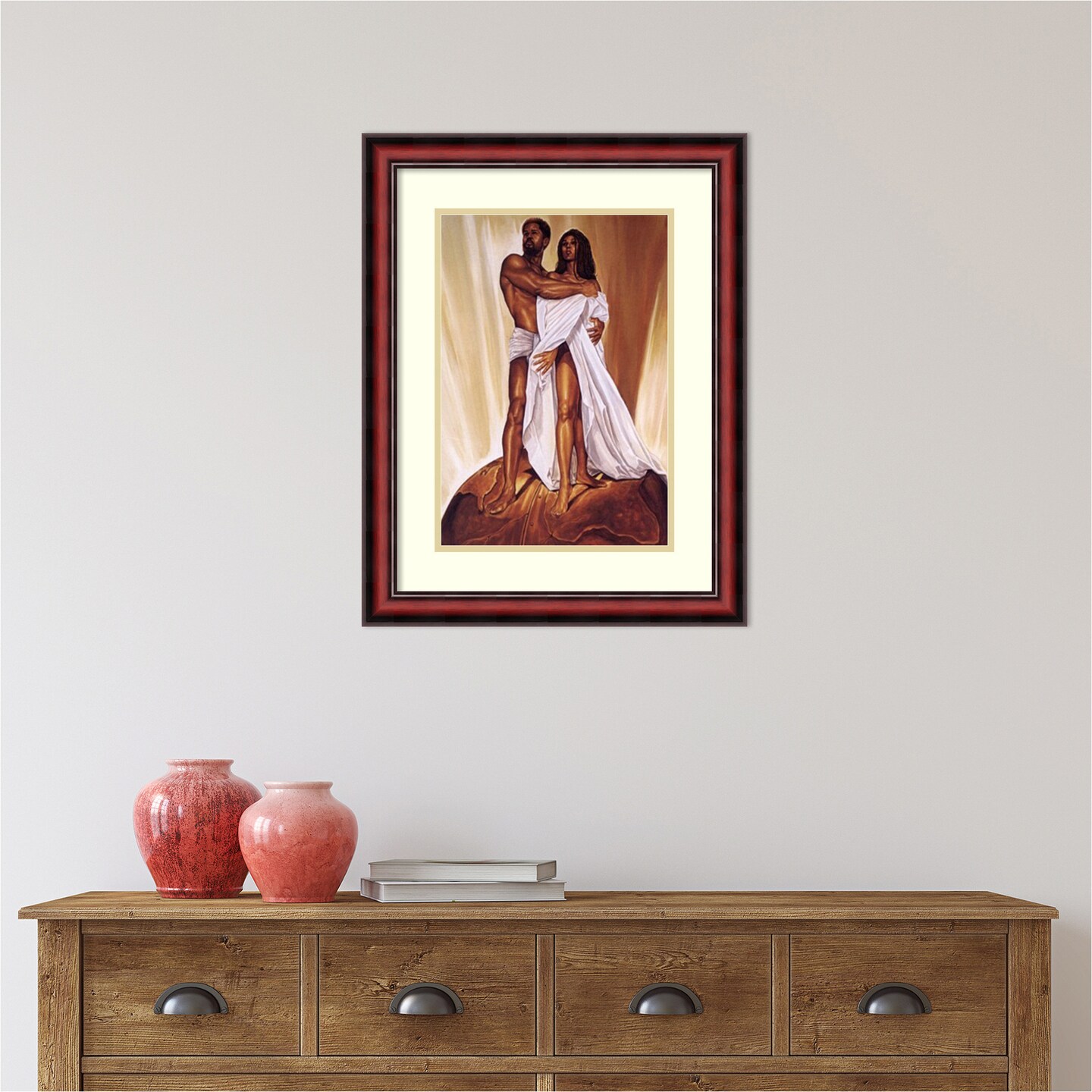 Power of Love by Wak - Kevin A. Williams Wood Framed Wall Art Print