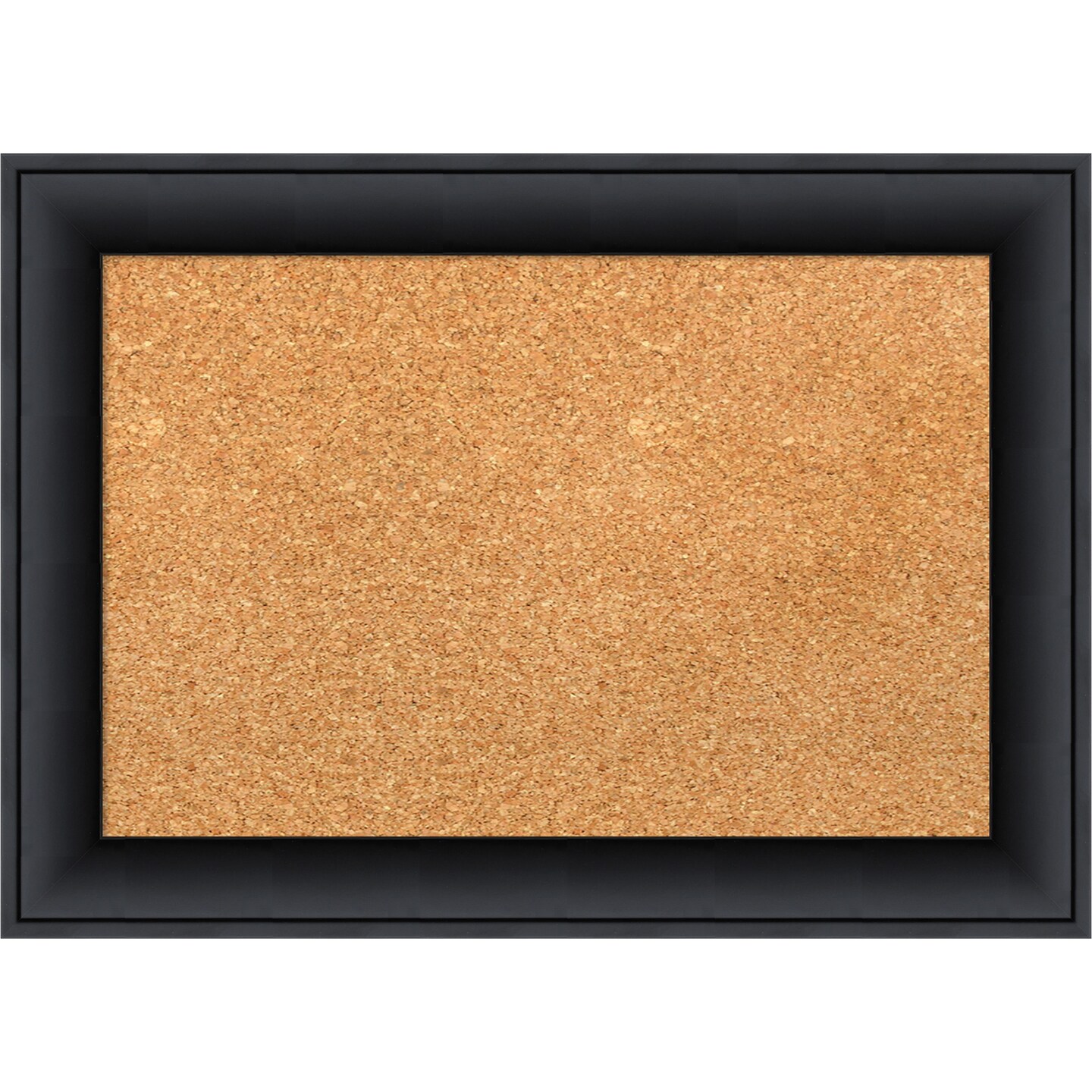 Cork Board, Nero Black Wood Frame - Bulletin Board, Organization Board, Pin Board